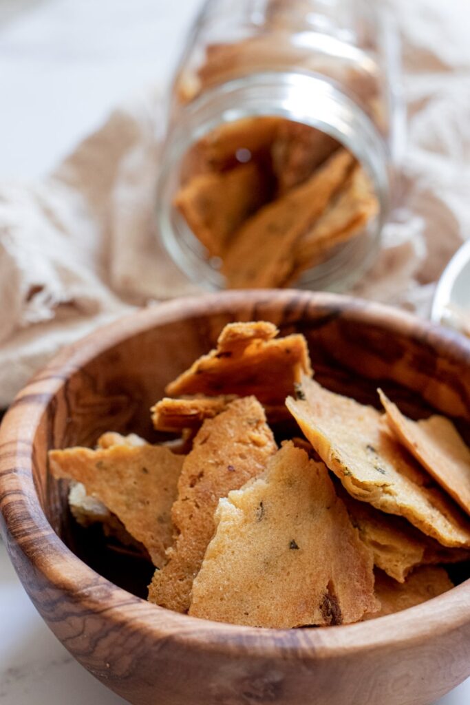 Simple Rustic Sourdough Discard Crackers (Vegan) The Floured Camera