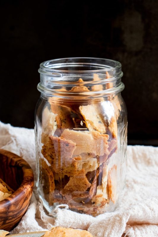Simple Rustic Sourdough Discard Crackers (Vegan) The Floured Camera