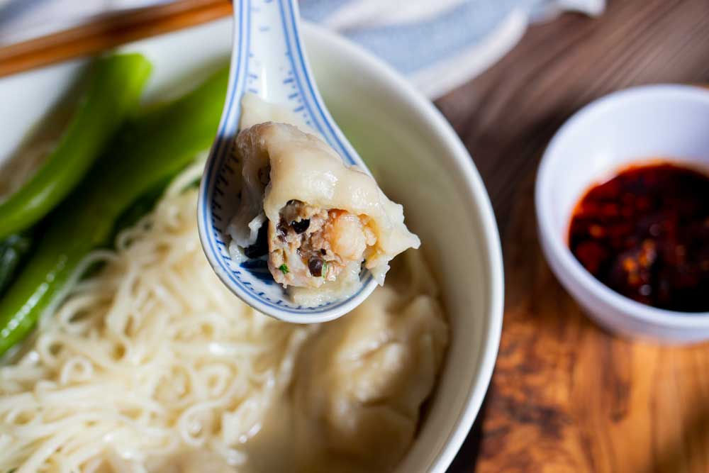 Chinese Shrimp and Pork Dumplings - The Floured Camera