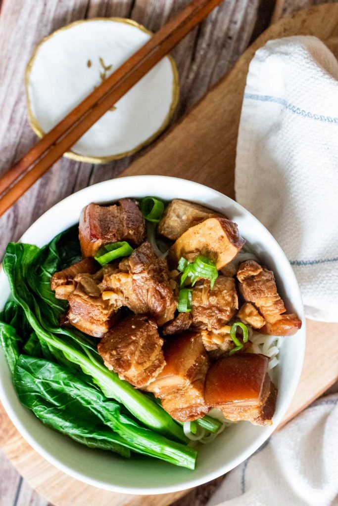 instant pot braised pork belly