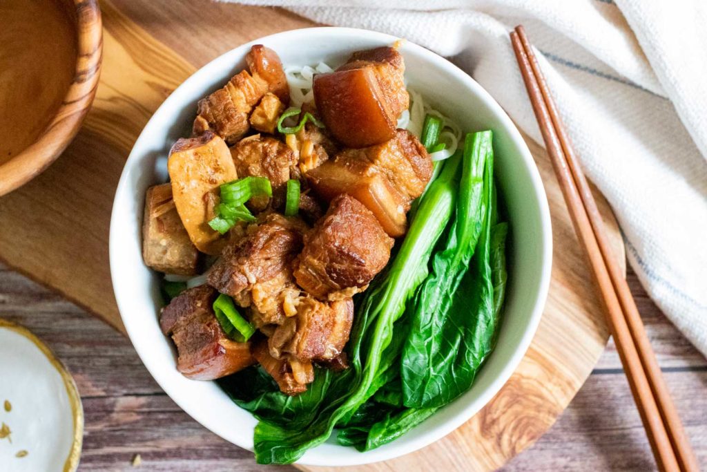 instant pot braised pork belly