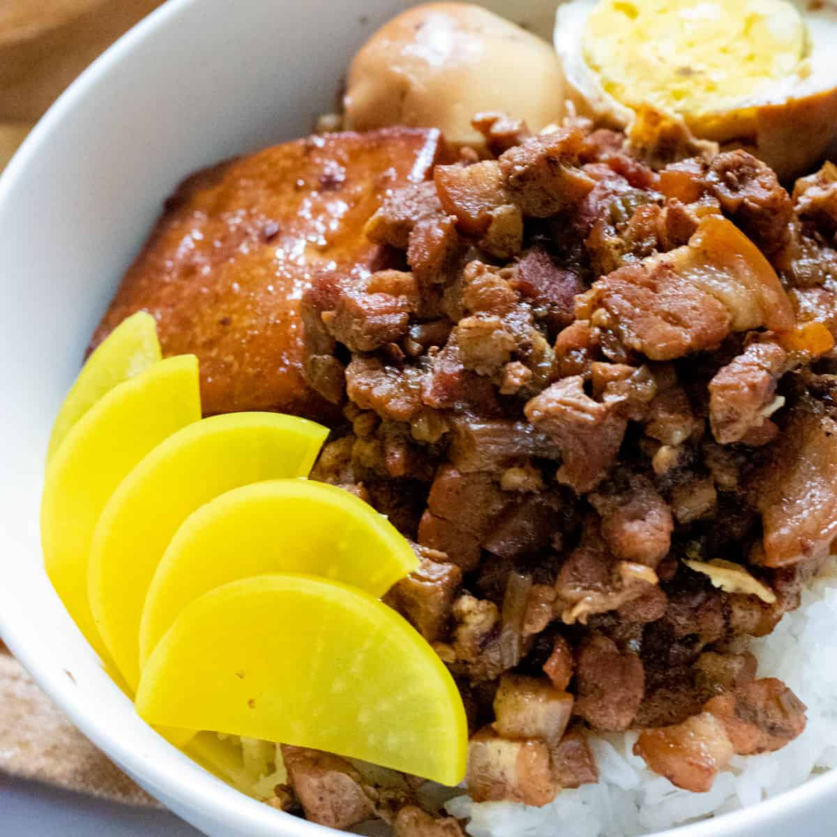 Instant Pot Taiwanese Braised Pork Rice