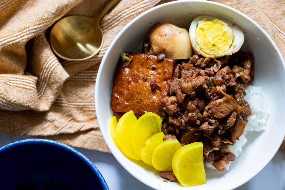 Instant Pot Taiwanese Braised Pork Rice Bowl 卤肉饭 The Floured Camera