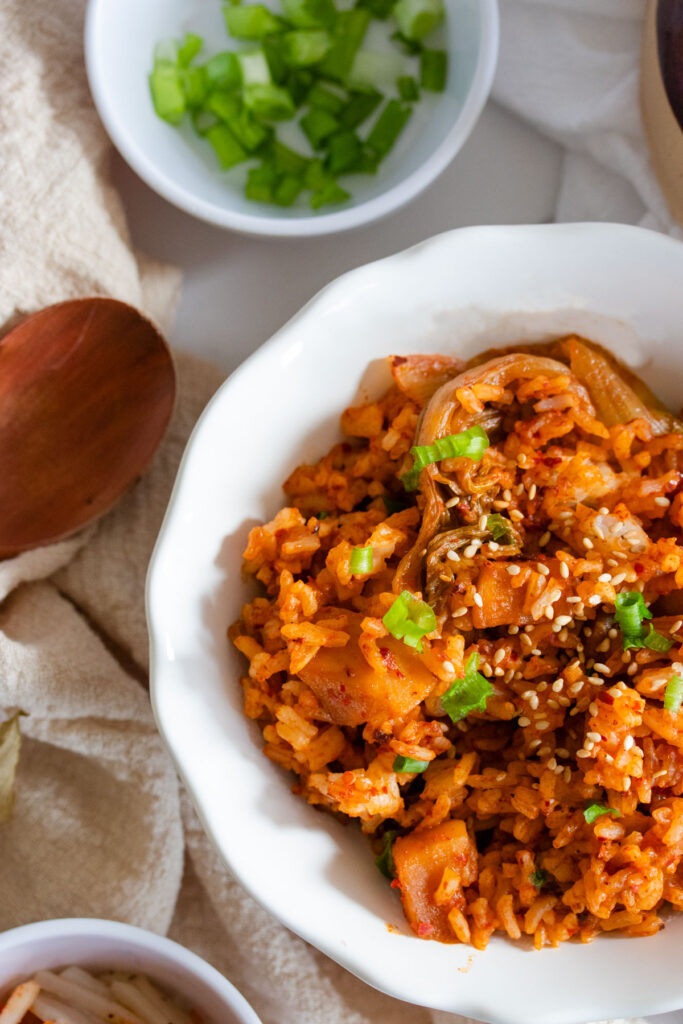 Quick and Easy Kimchi Fried Rice - The Floured Camera
