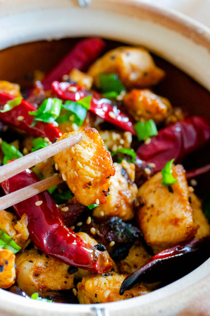 Szechuan shop spicy chicken