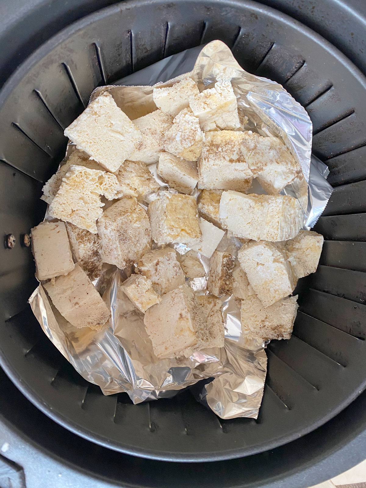 salt pepper tofu in air fryer