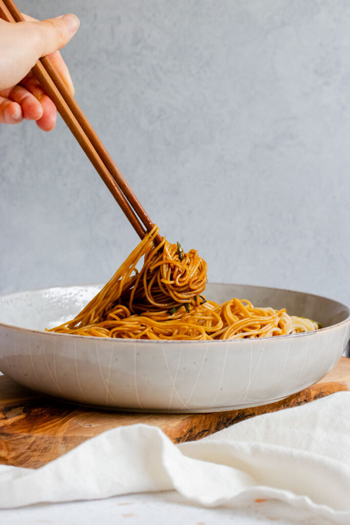 scallion oil noodles