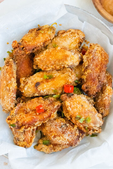 Chinese Salt and Pepper Chicken Wings - The Floured Camera