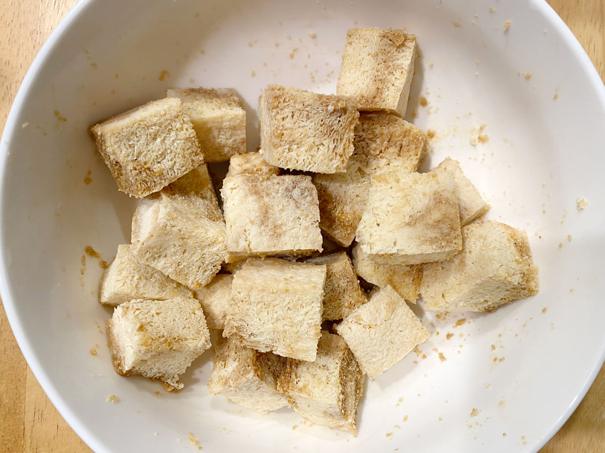 marinate tofu