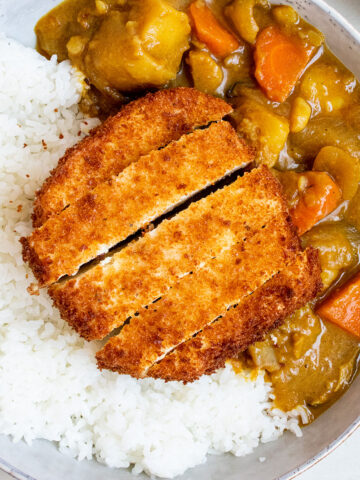 Tofu katsu curry.