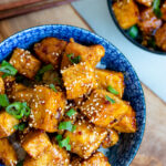 honey sesame tofu