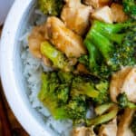 Chinese chicken and broccoli