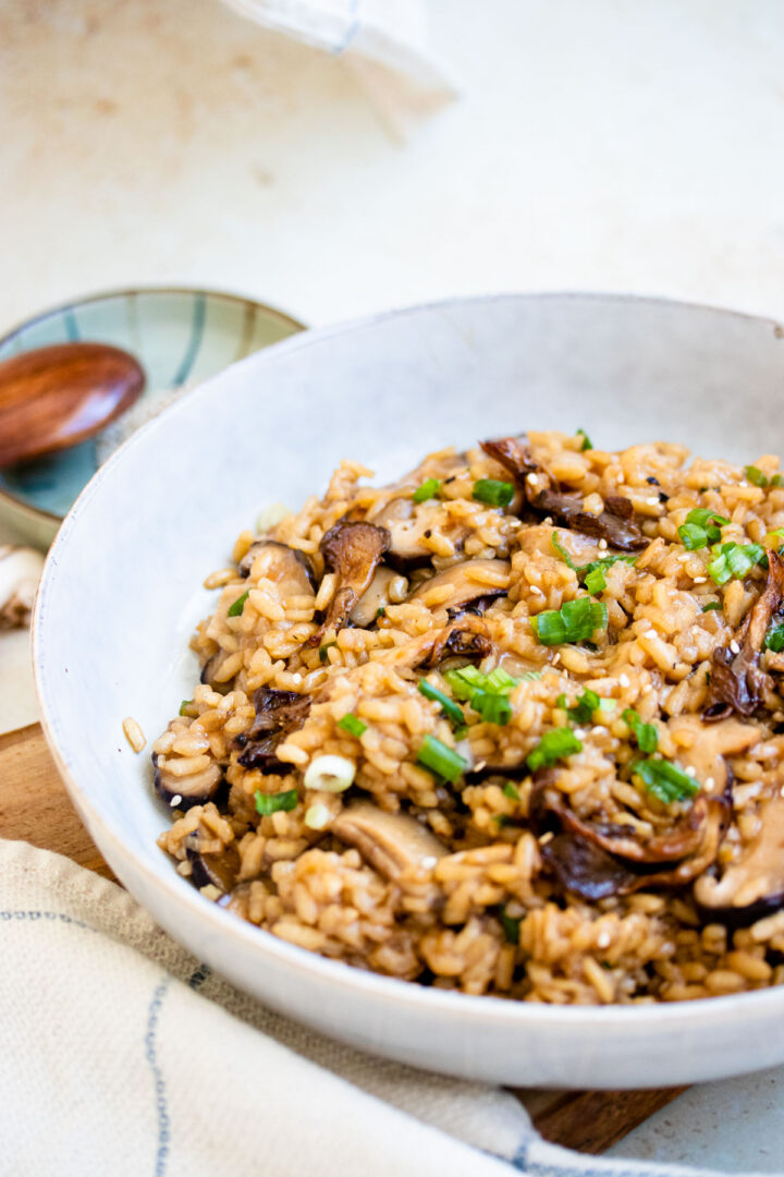 Japanese Mushroom Risotto The Floured Camera
