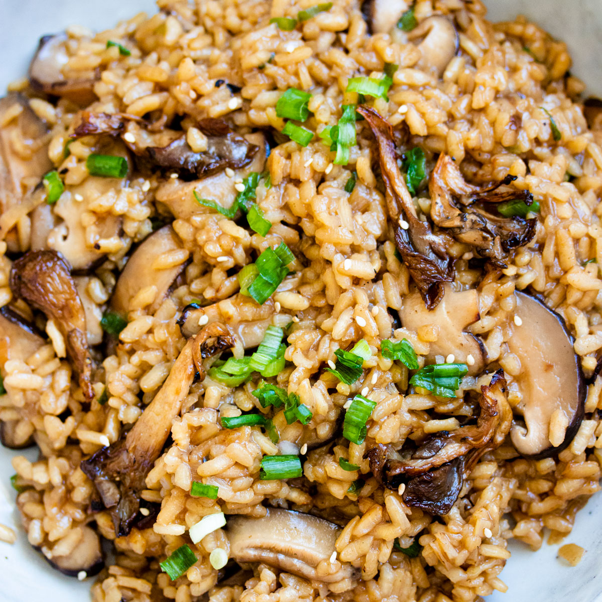Japanese Mushroom Risotto The Floured Camera