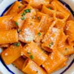 Spicy gochujang rigatoni.