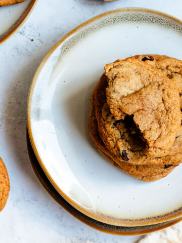 Browned butter miso chocolate chip cookies.