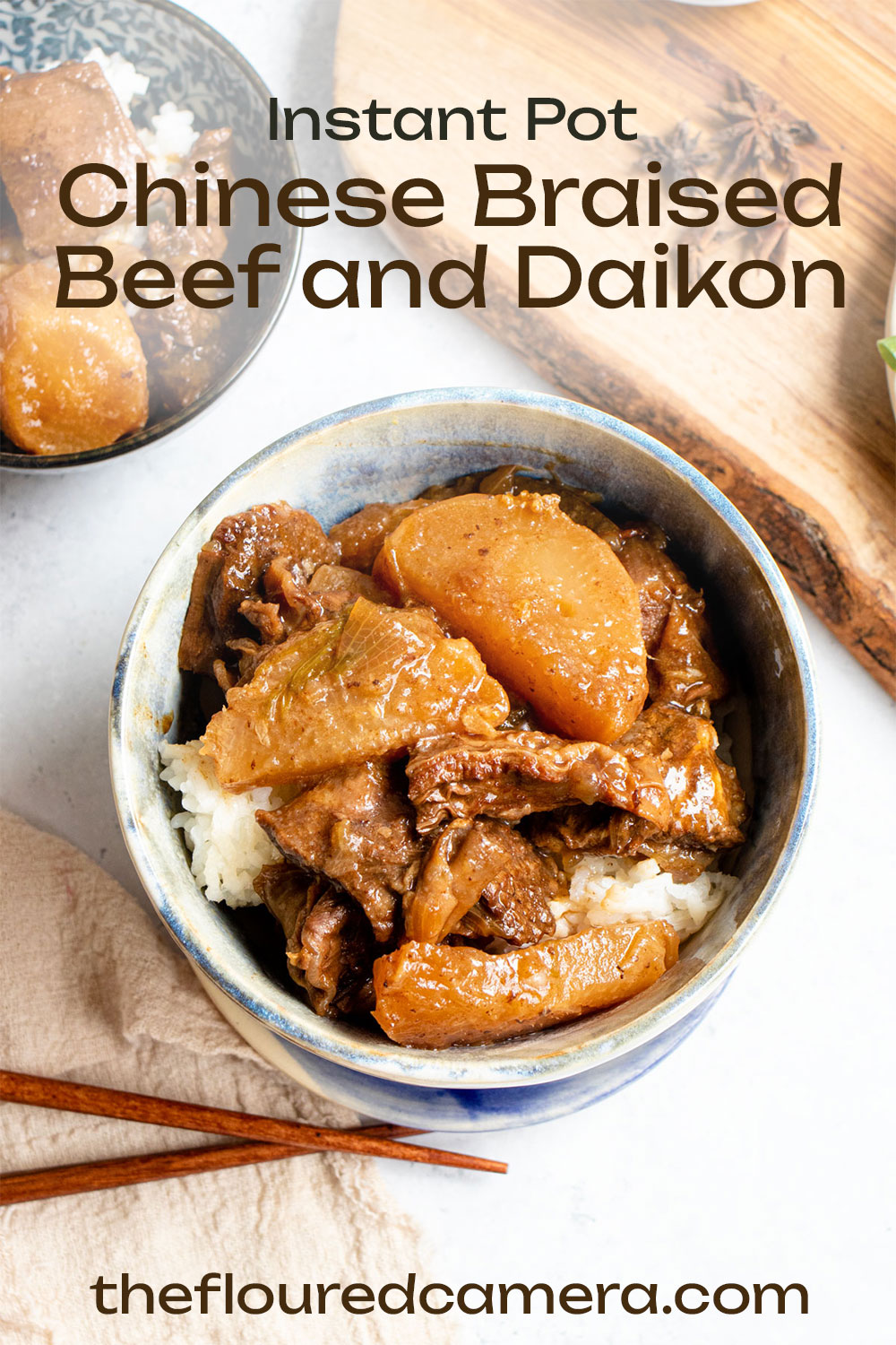 Instant Pot Chinese Braised Beef and Daikon The Floured Camera