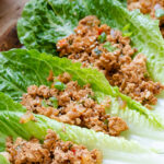 Chinese tofu lettuce wraps.