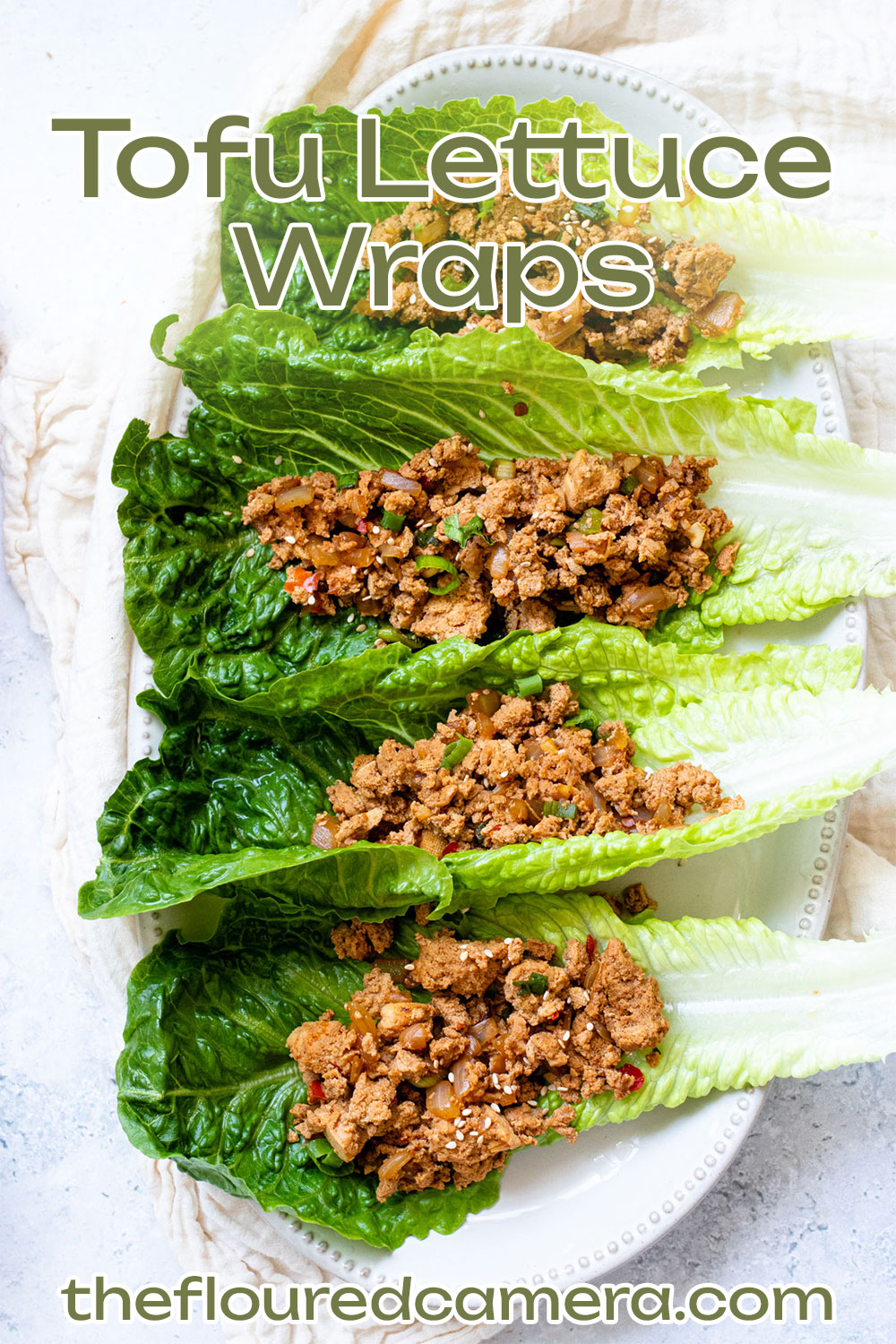 Asian Tofu Lettuce Wraps - The Floured Camera