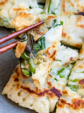 Korean scallion pancakes