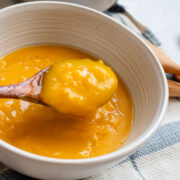 Sweet Korean pumpkin porridge.