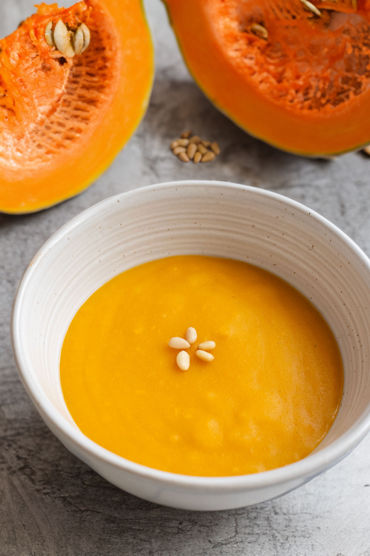 Sweet Korean pumpkin porridge.